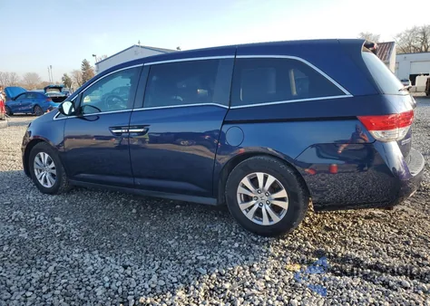 2014 Honda Odyssey Exl из США, поврежденный, VIN 5FNRL5H65EB122771